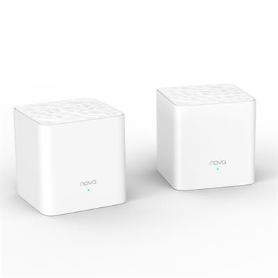 WIRELESS ROUTER AC1200 HOME MESH TENDA MW3(2-PACK)-2P.ETH