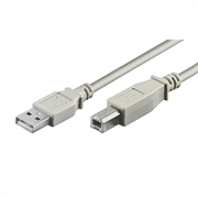 CAVO USB 2.0 SPINA A / SPINA B 1,8M GRIGIO - AK-300102-018-E