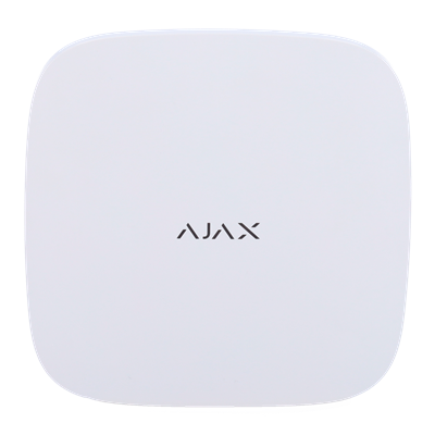 AJAX HUB2-4G-W Triple Wir. Central via LAN/Dual SIM 4G